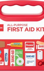 Johnson & Johnson All-Purpose Portable Compact First Aid Kit 160 pieces
