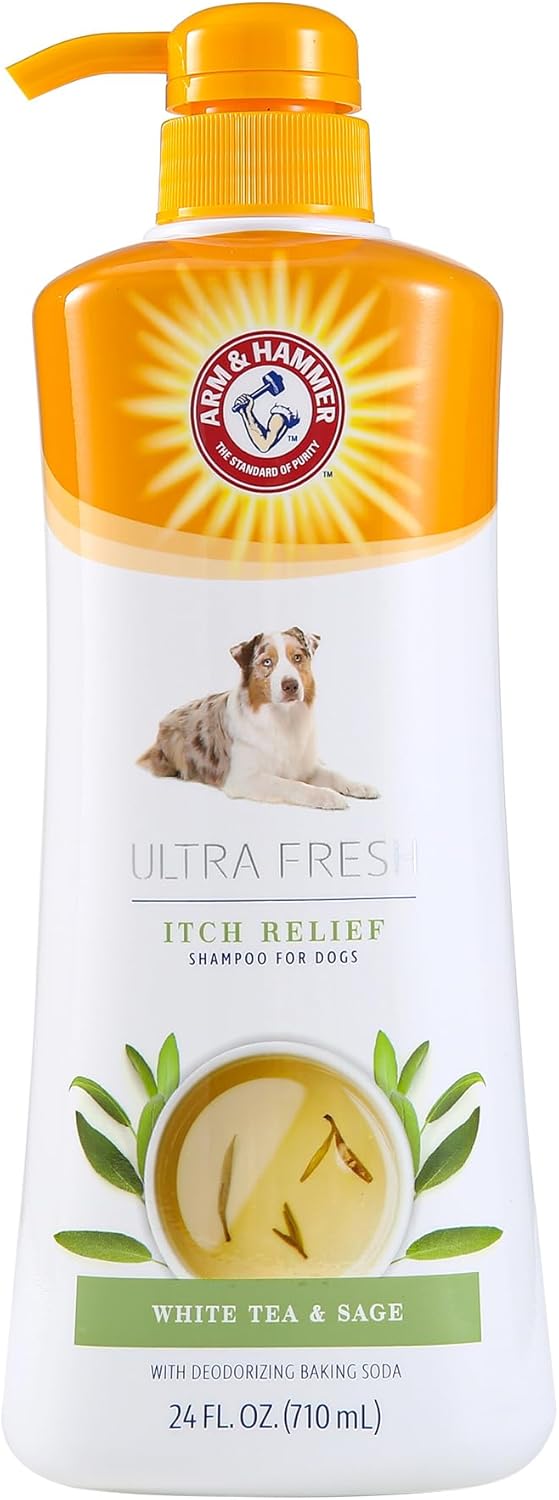 Arm & Hammer for Pets Ultra Fresh Itch Relief Shampoo with Oatmeal & Aloe Value Size with Pump 24oz