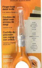 Fiskars 163050-1001 Fingertip Craft Knife, 7 Inch, Orange