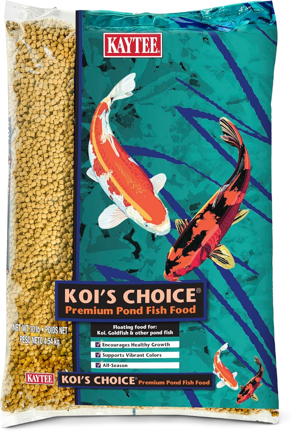 Kaytee Koi's Choice Koi Floating Fish Food, 10 Pound