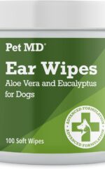Pet MD - Dog Ear Cleaner Wipes 100 Count