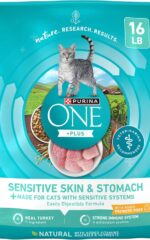 Purina ONE Sensitive Stomach, Sensitive Skin, Natural Dry Cat Food 7 lb