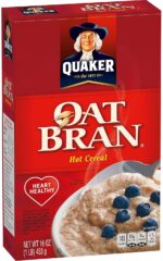 Pepsico Quaker Hot Cereal, Oat Bran, 16 Ounce 12 per case.