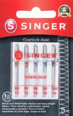 SINGER Universal Regular Point Overlock Serger Needles