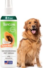 TropiClean Papaya Dog Perfume Spray 8 oz