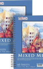U.S. Art Supply 11" x 14" Mixed Media Paper Pad Sketchbook