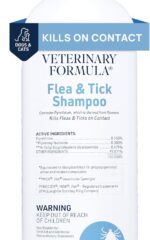 Veterinary Formula Flea and Tick Shampoo for Dogs and Cats, 16 oz