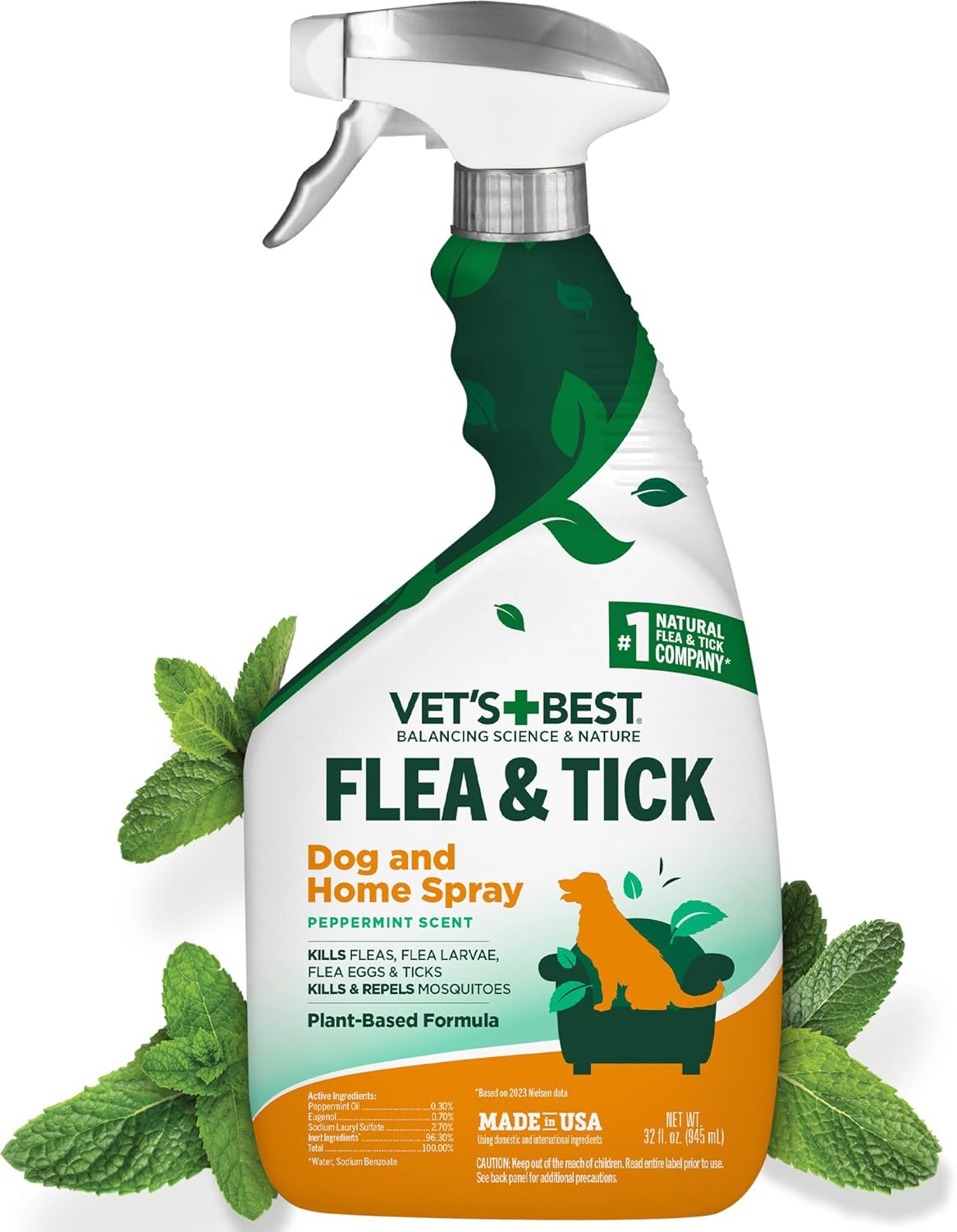 Vet's Best Flea and Tick Home Spray 32 oz