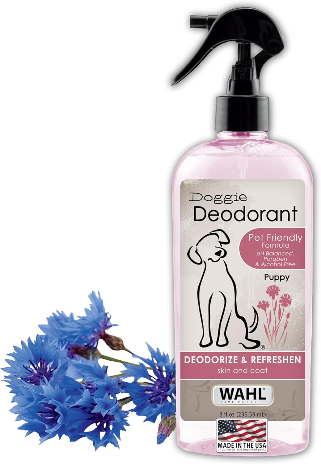 Wahl USA Cornflower Aloe Pet Deodorant Spray 8 oz